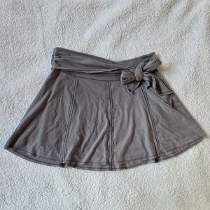 Abercrombie vintage grey skirt with attatched tie